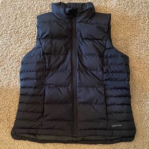 Black Puffer Vest Lands’ End size large